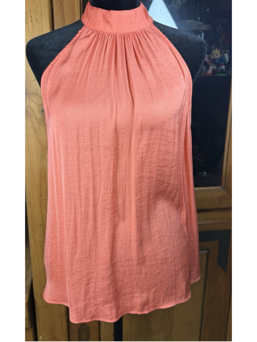 Joie Women’s Size Small Coral Orange Tank Top EUC